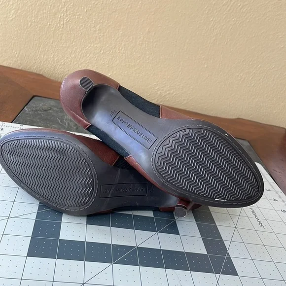 Isaac Mirzahi Live Viviana brown leather ankle boots with heels - Picture 8 of 11